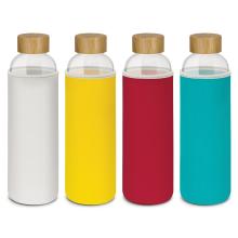 Eden Glass Bottle - Neoprene Sleeve Drink Bottles- Glass for sale by Challenge Marketing Eden Glass Bottle - Neoprene Sleeve Drink Bottles- Glass from Challenge Marketing NZ