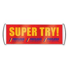 Fan Banner Flags, pull-up banners, marquees and signage for sale by Challenge Marketing Fan Banner Flags, pull-up banners, marquees and signage from Challenge Marketing NZ