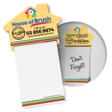 Magnetic House Memo Pad A7 - Full Colour Magnets for sale by Challenge Marketing Magnetic House Memo Pad A7 - Full Colour Magnets from Challenge Marketing NZ