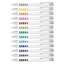 Panama Grip Pen - White Barrel Pens - Metal for sale by Challenge Marketing Panama Grip Pen - White Barrel Pens - Metal from Challenge Marketing NZ