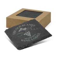 Slate Coaster Set of 4 Coasters for sale by Challenge Marketing Slate Coaster Set of 4 Coasters from Challenge Marketing NZ