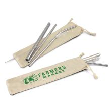 Stainless Steel Straw Set Kitchen for sale by Challenge Marketing Stainless Steel Straw Set Kitchen from Challenge Marketing NZ