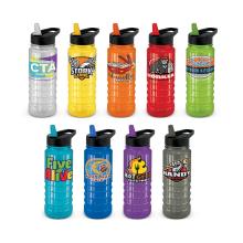 Triton Bottle - Black Lid Drink Bottles- Plastic from Challenge Marketing NZ