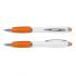 Vistro Stylus Pen  - White Barrel Pens - Stylus from Challenge Marketing NZ