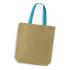 Thera Jute Tote Bag - Coloured Handles Jute Bags from Challenge Marketing NZ