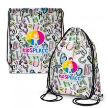 Akron Drawstring Backpack Drawstring Bags from Challenge Marketing NZ