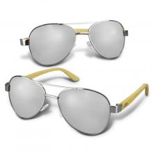 Aviator Mirror Lens Sunglasses - Bamboo Sunglasses from Challenge Marketing NZ