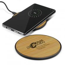 Bamboo 5W Wireless Charger Wireless Chargers from Challenge Marketing NZ