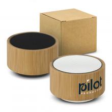 Bamboo Bluetooth Speaker - Black Speakers from Challenge Marketing NZ