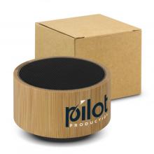 Bamboo Bluetooth Speaker - Black Speakers from Challenge Marketing NZ