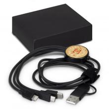 Bamboo Triple Connector Cable USB Accessories & Cables from Challenge Marketing NZ