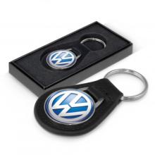 Baron Leather Key Ring - Round Key Rings from Challenge Marketing NZ