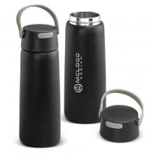 Bluetooth Speaker Vacuum Bottle Drink Bottles- Metal from Challenge Marketing NZ