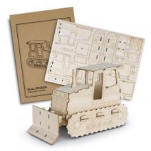 BRANDCRAFT Bulldozer Wooden Model Models from Challenge Marketing NZ