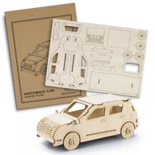 BRANDCRAFT Hatchback Car Wooden Model Models from Challenge Marketing NZ