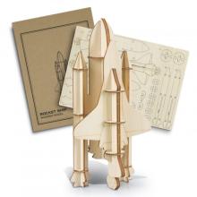 BRANDCRAFT Rocket Ship Wooden Model Models from Challenge Marketing NZ