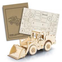 BRANDCRAFT Wheel Loader Wooden Model Models from Challenge Marketing NZ