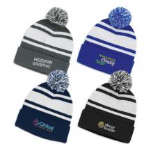 Commodore Beanie with Pom Pom Beanies from Challenge Marketing NZ