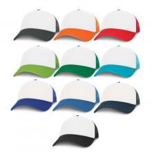 Cruise Mesh Cap - White Front Caps from Challenge Marketing NZ