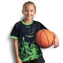 Custom Kids Sports T-Shirt Sublimation - Sportswear Design Your Own from Challenge Marketing NZ