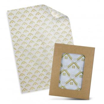 Custom Tissue Paper with Envelope - White