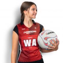 Custom Womens Netball Bib Sublimation - Sportswear Design Your Own from Challenge Marketing NZ