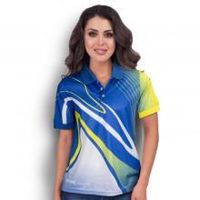 Custom Womens Premium Sports Polo Sublimation - Sportswear Design Your Own from Challenge Marketing NZ