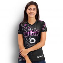 Custom Womens Sports V-Neck T- Shirt Sublimation - Sportswear Design Your Own from Challenge Marketing NZ