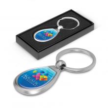 Drop Metal Key Ring Key Rings from Challenge Marketing NZ