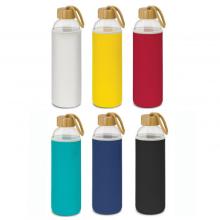 Eden Glass Bottle - Neoprene Sleeve Drink Bottles- Glass from Challenge Marketing NZ