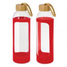 Eden Glass Bottle - Silicone Sleeve Drink Bottles- Glass from Challenge Marketing NZ