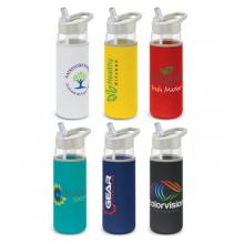 Elixir Glass Bottle - Neoprene Sleeve Drink Bottles- Glass from Challenge Marketing NZ