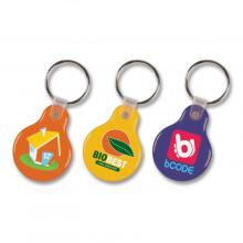 Flexi Resin Key Ring - Round Key Rings from Challenge Marketing NZ