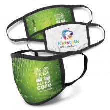 Full Colour 3-Ply Reusable Face Mask Face Masks from Challenge Marketing NZ