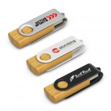 Helix 4GB Bamboo Flash Drive Flash Drives from Challenge Marketing NZ