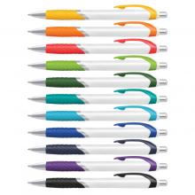 Jet Pen -  White Barrel Pens - Plastic from Challenge Marketing NZ