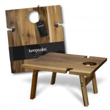 Keepsake Folding Wine Table Premium Giftware from Challenge Marketing NZ