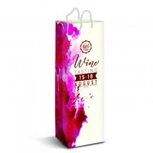 Laminated Paper Wine Bag - Full Colour Paper Bags from Challenge Marketing NZ