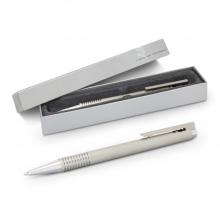 Lamy Logo Pen - Brushed Steel Pens - Metal from Challenge Marketing NZ