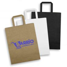 Large Flat Handle Paper Bag Portrait Paper Bags from Challenge Marketing NZ