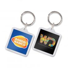 Lens Key Ring - Square Key Rings from Challenge Marketing NZ