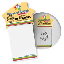 Magnetic House Memo Pad A7 - Full Colour Magnets from Challenge Marketing NZ