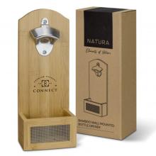 NATURA Bamboo Wall Mounted Bottle Opener Bottle Openers from Challenge Marketing NZ