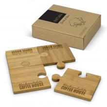 NATURA Puzzle Coaster Set of 4 Coasters from Challenge Marketing NZ