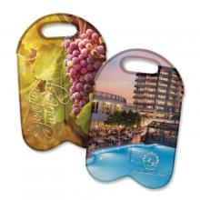 Neoprene Double Wine Cooler Bag - Full Colour Wine Carriers from Challenge Marketing NZ