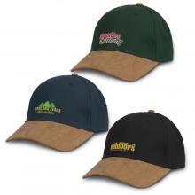 Outback Suede Peak Cap Caps from Challenge Marketing NZ