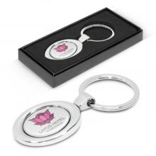 Oval Metal Key Ring Key Rings from Challenge Marketing NZ