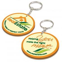 PVC Key Ring Small - Both Sides Moulded Key Rings from Challenge Marketing NZ