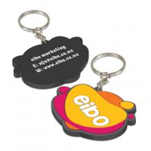 PVC Key Ring Small - One Side Moulded Key Rings from Challenge Marketing NZ