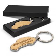 Santo Car Shaped Key Ring Key Rings from Challenge Marketing NZ